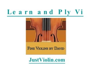 learn violin for beginner