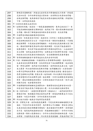297    發現是有菌種殘留，然後追生產者是在什麼過程產生污染源，然後還
298    式告知社員，合作社都有保產品責任險，去保障安全及責任的問題，
299    出現這個問題，後來發現有可能是在封裝的過程出現問題，然後整批
300    下架，全部退貨及退款
301   Y：社員告知還是生產者告知
302   A：這個會有兩塊，就是說，一個是透過檢驗發現，東西已經出去了，有
303     可能在抽驗的過程發生藥物殘留，我們就下架，像以前的雞肉就有發
304     生問題，讓社員了解殘留的東西對社員有沒有害，有沒有問題
305   M：不過緊急回報的過程應該是很快的
306   A：也是啦，但是感受是不好的，我相信你（合作社）但還是出現問題，
307     但沒有辦法做到百分之百，不過合作社有一個很好的優點是：不會隱
308     瞞這個事實，不是說把這個問題鎖住，而是認為這是應該讓大家了解
309     的，讓我們重新審是某些部分應不應該調整，有沒有可能透過契作，
310     就像是雞肉，有沒有可能這批雞肉都只供應給我們而已，人也由我們
311     自己訓練，當然成本就會非常高，這都是由不同的事件來討論，而我
312     們的食品安全到底要到什麼程度呢，安全跟價格都是需要考量的
313   M：有時候檢驗過程會不會因為成本太高而去有所改變
314   A：不會，該檢驗就要檢驗，不過蔬果自主管理標準的調整，氣候在變化，
315     生產者沒有改變用藥習慣，但長時間沒有下雨去稀釋農藥，就出現殘
316     留，那該怎麼辦，我們並不是有機商店，我們談的是友善土地，支持
317     本土農業，所以我們要談的是解決問題，把問題攤出來，大家來面對，
318     如果不是單純的消費者，我們就會想說共同接受這困境，接受這產品，
319     思考怎樣解決這問題，需要大家一起來面對，所以這期月刊就有提到，
320     大家會覺得合作社的標準怎麼一直在調整，不得不的調整是因為環境
321     因素，還包含檢驗技術的增加，以前的未檢出不代表沒有，很多人看
322     到數字出現，就會覺得很害怕
323   M：不過周報都會將檢驗訊息誠實告知，每個警訊及訊息都會告知社員，
324     但有沒有可能社員為了保護這些小農，而不去回報有這樣的警訊
325   A：嗯（思考四秒），我覺得其實還好耶（重複兩次），我們會思考用什
326     麼樣的字眼，較客觀的字眼去看待這件事，因為我們跟農友不只是生
327     意關係，而是合作關係，合作社需要共同去面對
328   M：所以就不會像一般商店可能用罰金來懲罰
329   A：對，其實是不會，我們的態度是輔導，可是沒有辦法檢驗過關是不會
330     進的，可是合作社會共同思考，為什麼別人可以種植，曾經有次農友
331     生產出的產品檢出硝酸鹽含量偏高，無法通過合作社標準，是因為排
332     水不良，後來我們就協助他改善，然後檢驗就過關了，合作社不會就
333     這樣放棄一個有心想要做的人，合作社之前就曾經協助絲瓜露，化妝
334     水那個，不過因為沒有消毒，所以很容易殘留菌種，然後我們就下架

                       79
 