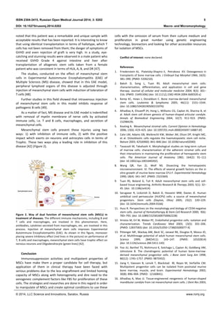 Biology, properties and clinical application of Mesenchymal stem cells ...