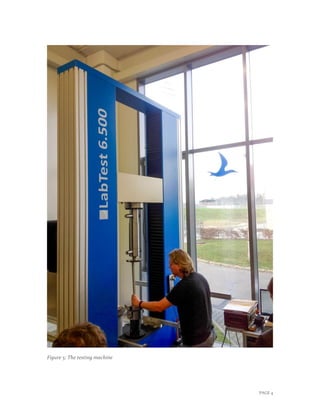 PAGE 4
Figure 5: The testing machine
 