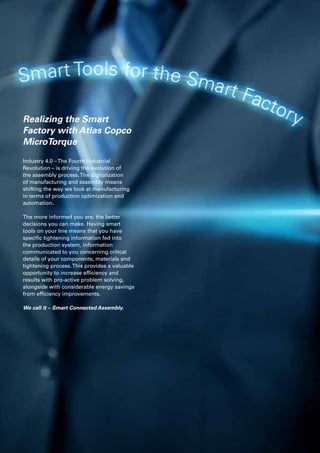 Microtorque Tightening - Smart Tools for the Smart Factory | PDF