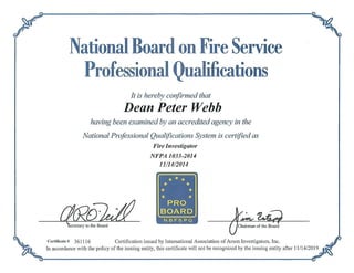 Pro Board Certification