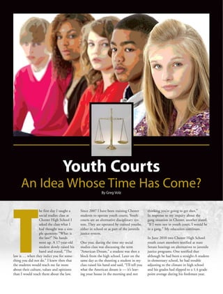 Youth Court_Article The PA Lawyer