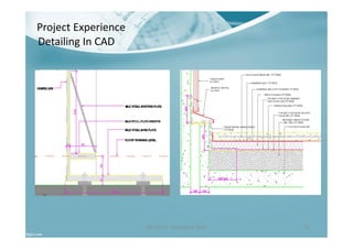 Ben North - Portfolio of Work 35
Project Experience
Detailing In CAD
 