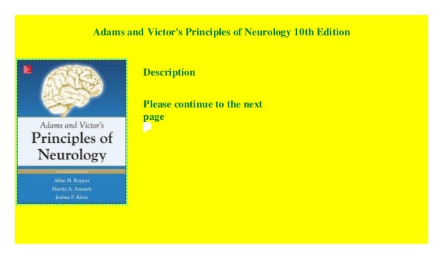 Adams and Victor's Principles of Neurology 10th Edition [download]_p.d