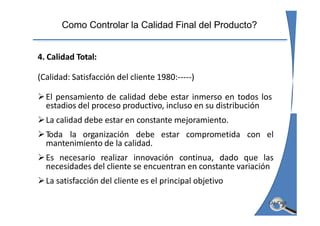 Control Estadistico de la calidad | PDF