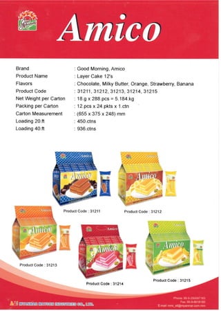 Shwe Mayson Pte Ltd Products Profile 220616
