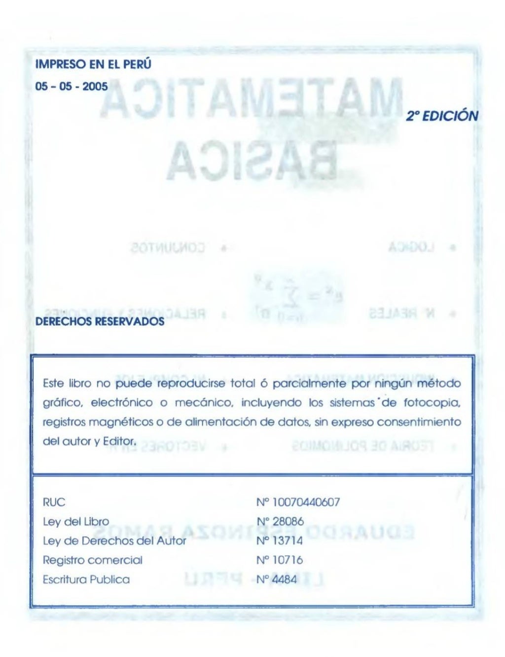 eduardo espinoza matematica basica eduardo espinoza matematica basica
