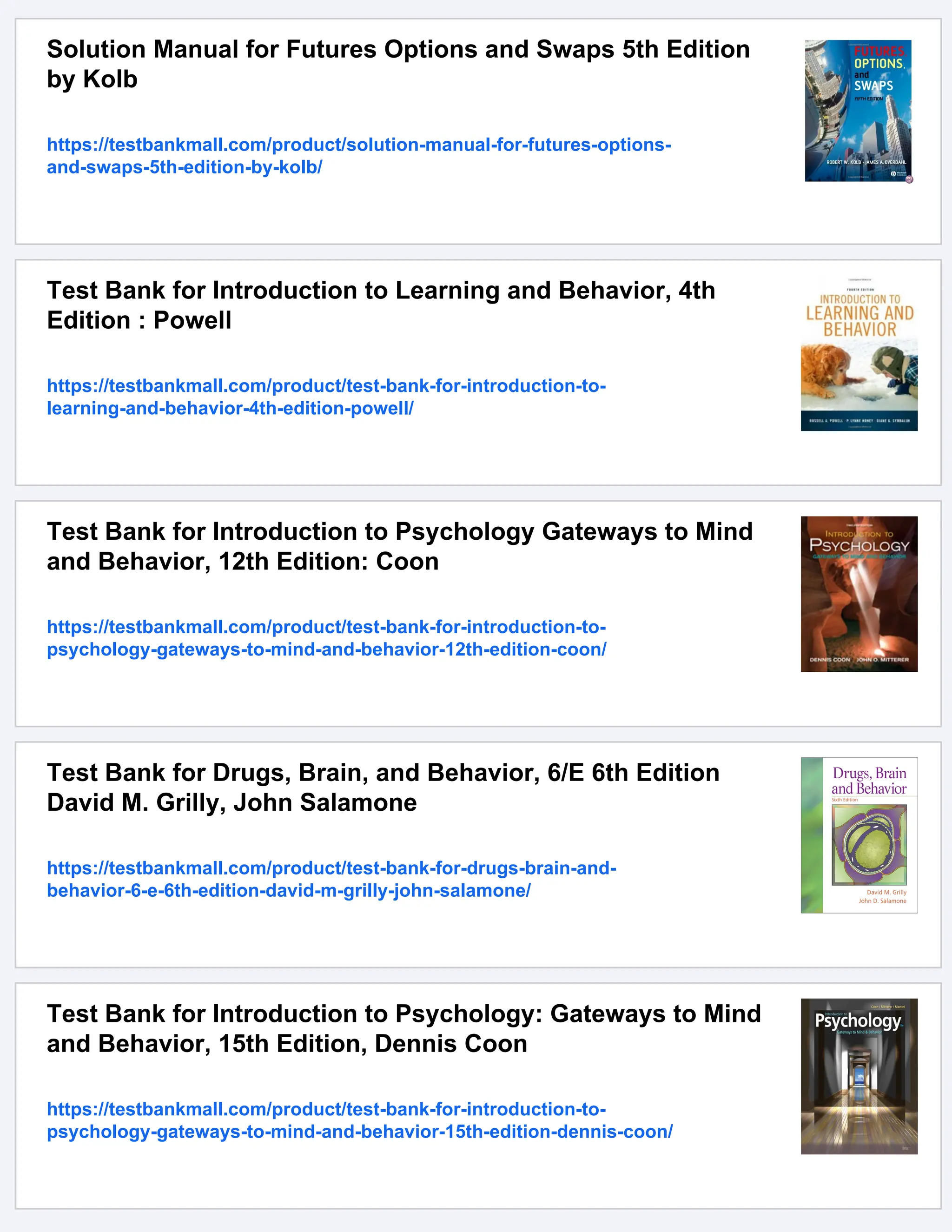 Psychology: The Science Of Mind And Behaviour (5th Edition) - Hodder Arnold Textbook