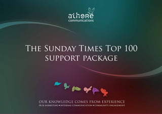 The Sunday Times Top 100
support package
 