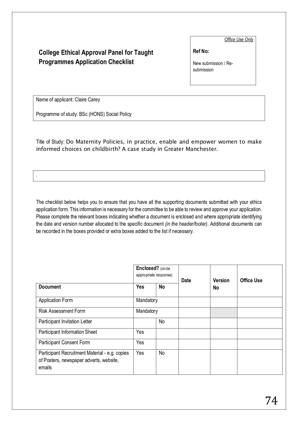 Do Maternity Policies in the UK in practice enable and empower women