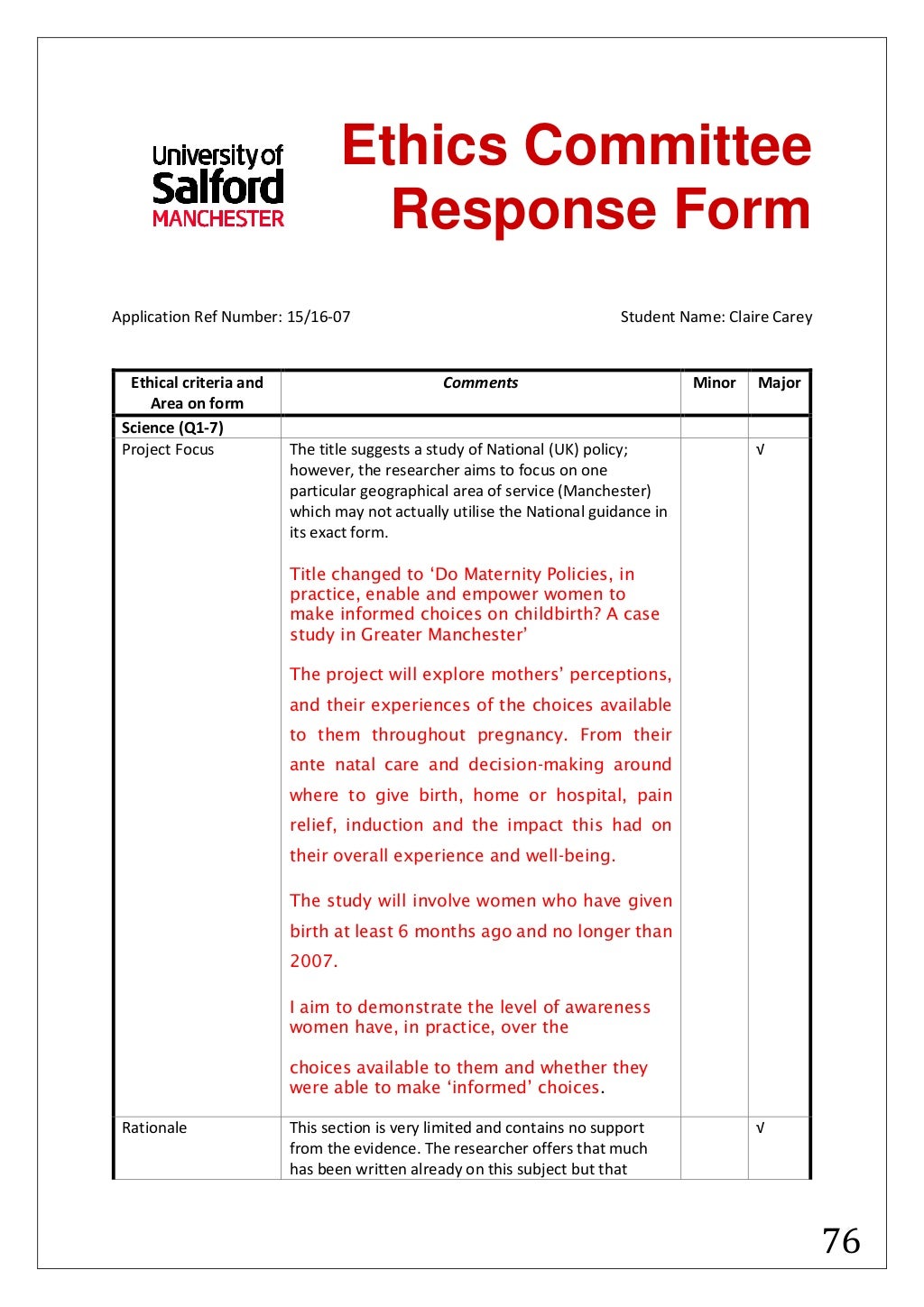 Do Maternity Policies in the UK in practice enable and empower women