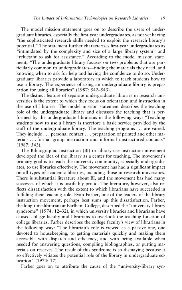 Development of Digital Libraries An American Perspective Marcum | PDF