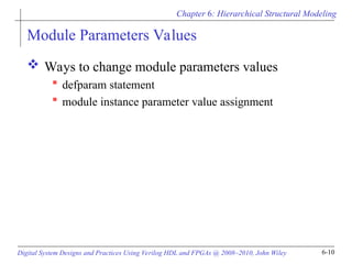 Hierarchical Structural Modeling in Verilog HDL for Digital System ...