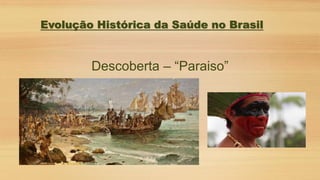 Descoberta – “Paraiso”
Evolução Histórica da Saúde no Brasil
 