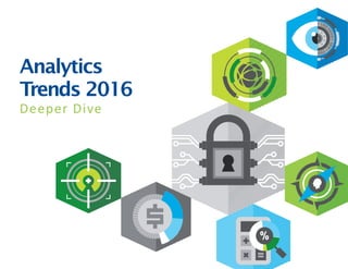 Analytics
Trends 2016
Deeper Dive
 