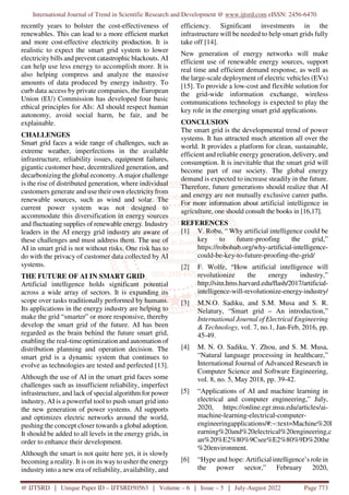 Artificial Intelligence in Smart Grid | PDF