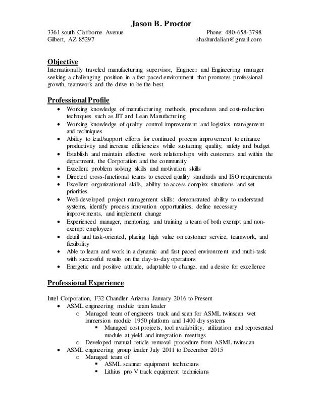 Test Proctor Resume Sample Test Proctor Resume Sample