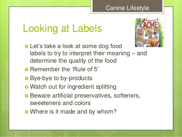 How To Interpret Dog Food Labels How To Interpret Dog Food Labels