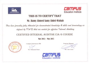 CIA course