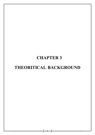 9
CHAPTER 3
THEORITICAL BACKGROUND
 