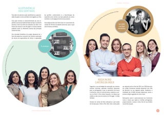 73LIVRO DE INOVAÇÃO NO RETALHO 2014
INOVAÇÕES · MARKETING
SaraPinto,JoséCarlosLo
ureiro, Elsa Pereira, João Seara, Mariana Marques, Ana Vilaça
Seguindo a sua estratégia de associação aos maiores
eventos nacionais, apoiando iniciativas relevantes
para os portugueses e que os aproximem da marca
Continente, como é o caso da música, voltámos a unir-
nos ao Rock in Rio-Lisboa lançando, na edição que
celebra os dez anos do evento em Portugal, o Cartão
Dá Rock.
Através do Cartão Dá Rock efetuámos a pré-venda
de entrada para o Rock in Rio 2014. Este cartão podia
ser adquirido até ao final de 2013 com 50% desconto
em cartão Continente, estando disponível com 25%
de desconto na sua segunda edição. Vendemos a
totalidade das 52.000 entradas disponíveis, tendo a
primeira edição esgotado em mês e meio.
Reforçámos assim o posicionamento do Continente
como a marca que ajuda as famílias portuguesas,
proporcionando o acesso a bens fora do seu âmbito
natural de atuação.
Rock in Rio
Cartão Dá Rock
SusanaMadeiras,VeraCasanova,PaulaFerro,CláudiaGuimarães,CarlaMiguel
Para além do estímulo visual, identificámos a oportu­ni­
dade de apelar a outros sentidos muito ligados ao vinho.
Esta ação consistiu no desenvolvimento de uma ex­
periência sensorial implementada nas lojas Continente
durante a feira de vinhos de setembro de 2013. Com
frascos de aromas e tiras de papel, os nossos clientes
puderam sentir os diferentes aromas das principais
castas de vinho.
Dos principais benefícios do projeto destacam-se o
facto de podermos transmitir aos clientes a perceção
de sermos de especialistas de vinhos, a capacidade
de partilhar conhecimento e a diversificação da
experiência dos clientes nas lojas apelando aos vários
sentidos e a uma ligação emocional ao produto.
Esta edição da feira de vinhos teve um crescimento de
vendas de 11% face às edições anteriores, para o qual
esta iniciativa contribuiu.
A Experiência
dos Sentidos
5 aromas
52.000
cartões
vendidos
 