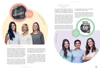 77LIVRO DE INOVAÇÃO NO RETALHO 2014
INOVAÇÕES · MARKETING
DianaMartins,CarlaSá,DianaLoureiro
Com o regresso às aulas a aproximar-se, sentimos ne­
ces­sidade de criar uma campanha promocional forte
e diferenciada na Zippy, alavancando a emoção dos
clientesmaisnovosnassuasprimeirassemanasdeaulas.
É desta forma que nasce a Hora do Recreio, uma
campanha promocional dinâmica, geradora de tráfego
em loja, vendas imediatas e goodwill para a marca.
Assim, ao longo da primeira semana de regresso às
aulas,osclientespuderamusufruirde50%dedesconto
durante meia hora, duas vezes ao dia. Os momentos
de início e fim da promoção foram assinalados com o
toque de uma campainha semelhante à das escolas.
Inicialmente, implementámos esta ação em três lojas
piloto, tendo sido gerado um aumento significativo de
transações face ao histórico destas lojas. Esta ação
beneficiou igualmente do envolvimento das equipas
na operacionalização, tendo estas sido altamente
motivadas pelos resultados expressivos.
Com esta iniciativa original e divertida, aumentámos
em 50% a taxa de conversão, rentabilizando as horas
de menor tráfego em loja. Devido ao seu enorme
sucesso, esta ação já teve várias repetições desde o
primeiro piloto.
Hora do Recreio
da Zippy
Bárbara
Moreira,NádiaReis,AlexandraBarnstorf
Pretendíamos aumentar a notoriedade do Continente
como marca apaixonada pela comida através de um
programa de televisão dedicado à culinária diferente
de todos os outros programas e alavancando a
tendência do show food. Os formatos já existentes não
tinham margem de manobra para darmos visibilidade
aos nossos produtos, serviços, valores e perceção de
retalhista alimentar especialista em gastronomia.
Além de se tratar de uma competição em verdadeiro
formato de escola, o Chefs’ Academy pretende
ensinar a cozinhar. Ao longo de doze semanas, doze
alunos entraram na maior escola de cozinha do país
onde aprenderam com professores chefs de renome
nacional. Delineámos um ciclo de doze episódios de 90
minutos, transmitidos ao sábado, em prime time, na
RTP. O programa contou ainda com episódios extra tal
como a edição de Natal e o Chefs’ Academy Kids.
Com 7.500 candidatos, o programa demonstrou
ser um sucesso. Teve um share médio de 14,4% e
uma audiência média de 706.000 espectadores.
Conseguimos ainda preparar a exportação e venda
deste conceito para um universo mundial; alcançámos
notoriedade e visibilidade a preços baixos e criámos
um formato não copiável por estar patenteado
internacionalmente.
Chefs’ Academy
706.000
espetadores
Taxa
conversão
aumentou
50%
 