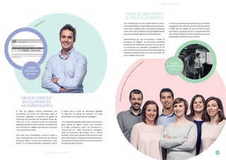 LIVRO DE INOVAÇÃO NO RETALHO 2014 85
INOVAÇÕES · PROCESSOS
NunoRodrigues,CarlaCosta,RuiJacinto,CarlaAraújo,SandraCard
oso, Rita Figueirinha
Com a definição de um novo modelo operativo, tornou-
senecessárioelaboraredisponibilizaràslojasumaferra­­
menta que compilasse toda a informação rela­cionada,
assim como outros indicadores de apoio à gestão de loja
que se encontravam dispersos em vários sistemas.
Desenvolvemos por isso internamente o Painel de
Indicadores de Negócio, um documento partilhado
diariamente e centralmente, para que sirva de suporte
à comunicação dos resultados consolidados do dia
anterior.Estaferramentareúneainformaçãodegestão
necessária à gestão de loja num único documento, de
acesso rápido e leitura fácil.
Com esta nova ferramenta estimamos que, em média,
alojaganhouentre30a45minutospordia,equivalente
a 2.900 dias de trabalho por ano em todas as lojas,
para dedicar à operação de loja e consequentemente
mais tempo dedicado ao cliente, levando a uma maior
produtividade, eficiência e foco na venda.
Painel de Indicadores
de Negócio da Worten
Hugo Filipe Nogueira
A área de logística enviava diariamente aos
fornecedores um email com informação sobre as
ocorrências registadas no aplicativo de gestão de
informação das portarias dos entrepostos nesse dia.
Tendo em conta o elevado número de ocorrências
registadas por dia em cada entreposto e atendendo ao
facto do email ser redigido manualmente, esta tarefa
consumia bastante tempo.
Para evitar este procedimento, moroso e sujeito a
erros, desenvolvemos uma ferramenta que permite
identificar, editar e enviar automaticamente estes
emails. Foi um desenvolvimento totalmente interno
à própria área, a partir da informação registada
no aplicativo de gestão de portarias. Foi ainda
desenvolvido um template para as mensagens.
Comaimplementaçãodestaferramentanecessitamos
agora apenas de alguns minutos para identificar
as 13.000 ocorrências anuais nos entrepostos e
comunicá-las aos 1500 fornecedores abrangidos.
Todas as ocorrências são enviadas com o mesmo
template, sendo assim possível uniformizarmos estas
práticas de trabalho. Conseguimos ainda que houvesse
uma partilha de conhecimento entre os intervenientes
da cadeia de abastecimento.
Envio automático
das ocorrências
aos fornecedores
13.000
ocorrências
por ano
Ganho
de 2900 dias
por ano
 