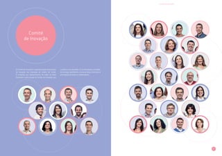 17LIVRO DE INOVAÇÃO NO RETALHO 2014
GESTÃO DE INOVAÇÃO
O Comité de Inovação é responsável pela dinamização
da inovação nas empresas de retalho da Sonae.
É composto por representantes de todas as áreas
funcionais e pela equipa de Gestão de Inovação, que
coordena a sua atividade. O Comité planeia a atividade
de inovação, partilhando-a entre as áreas, e fomenta a
participação de todos os colaboradores.
Comité
de Inovação
 