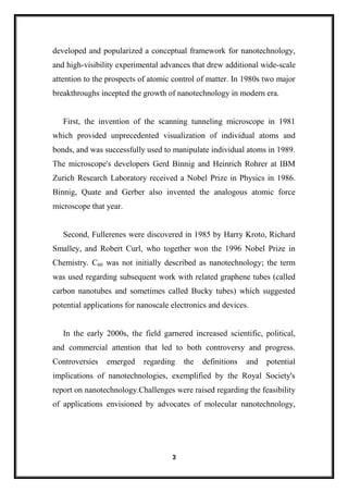 Nanotechnology And Its Application | PDF