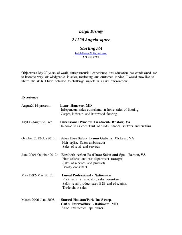 Real Estate Resume