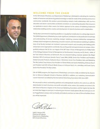 Dr. Hassan AUC GWU Marketing Dept Brochure w strategic goals