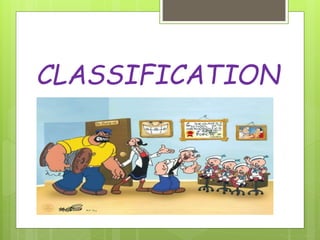 CLASSIFICATION
 