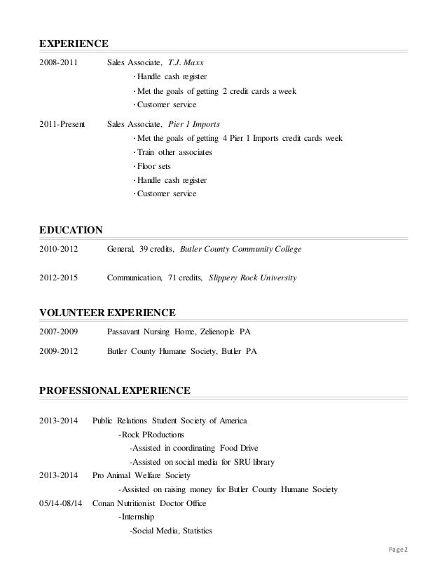 resume