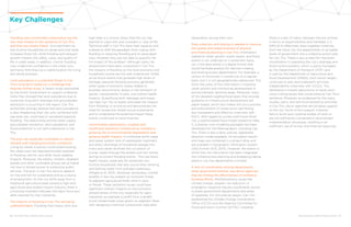 26 ENHANCING URBAN RESILIENCE ENHANCING URBAN RESILIENCE 27
observation during field visit).
Data collection and sharing is needed to improve
the quality and responsiveness of physical
and financial planning in Can Tho. Information
related to urban growth, public assets, and flood
events is not collected on a systematic basis,
nor is the data saved in a digital format that
would facilitate analysis for decision-making
and sharing across departments. For example, a
census of structures is carried out on a regular
basis, but it is not geographically referenced. This
limits the utility of this information in tracking
urban growth and monitoring development in
environmentally sensitive areas. Moreover, many
of the detailed neighborhood plans that provide
guidance on infrastructure development are
paper-based, which also makes the city’s process
and enforcement of construction permitting
less transparent and effective (interview with
DOC). With regard to current and future flood
risk, a sophisticated flood model (based on Mike
11, a diverse, river modeling package) has been
developed for the Mekong Basin, including Can
Tho. There is also a fairly precise, digitalized,
elevation model available. All simulation results
and maps are contained in a project atlas and
are available in Geographic Information System
(GIS) format (SCE, 2013). However, the extent to
which this risk information has been integrated
into infrastructure planning and budgeting taking
place in city line departments is limited.
A lack of coordination among departments,
other government entities, and donor agencies
may be limiting the effectiveness of resilience-
building efforts. Multidisciplinary issues like
climate change, disaster risk reduction or
emergency response require coordination across
multiple government departments and areas
of expertise. For this precise reason, Can Tho
established the Climate Change Coordination
Office (CCCO) and the Steering Committee for
Flood and Storm Control (SCFSC). However,
there is a lack of clarity between the two entities
in terms of responsibilities and mandate; it is
difficult to effectively draw together initiatives
from the many city line departments or at higher
levels of government into a collective action plan
for Can Tho. There is also a need for improved
coordination in operating the city’s drainage and
flood control systems, which is partly managed
by the Department of Transport (DOT) and
in part by the Department of Agriculture and
Rural Development (DARD). Each sector largely
continues to plan and implement activities
independently (interview with CCCO). This
represents a missed opportunity to seize upon
cross-cutting issues that could enhance Can Tho’s
resilience. Moreover, as evidenced by the many
studies, plans, and technical assistance activities
in Can Tho, donor agencies are bringing support
to the city. Some of this support, however,
fails to build upon existing bodies of work or
are not sufficiently connected to downstream
implementation processes, resulting in an
inefficient use of human and financial resources.
Flooding and uncontrolled urbanization are the
two main threats to the resilience of Can Tho,
and they are closely linked. Encroachment by
low-income households on canals and river beds
increases flood risk, while flooding and rampant
growth impacts the safety, value, and quality of
life in urban areas. In addition, chronic flooding
may undermine confidence in the urban core
(primarily Ninh Kieu) as a viable location for living
and doing business.
Land subsidence is a potential threat to Can
Tho’s long-term resilience, a challenge that
requires further study. A recent study sponsored
by the Dutch Government to support a Mekong
Delta Plan showed that land subsidence due to
sustained, long-term drainage and groundwater
extraction is occurring in the region. Can Tho
authorities strongly believe that land subsidence
is also threatening their city and, combined with
sea-level rise, could lead to worsened seasonal
flooding. The relationship among water supply,
groundwater extraction, land subsidence, and
flood protection is not well understood in Can
Tho.
The poor are especially vulnerable to natural
hazards and changing economic conditions.
Living by canals in poorly constructed housing,
the urban poor are disproportionally exposed
to flooding, storms, and other harsh weather
impacts. Moreover, the elderly, children, disabled
people and other vulnerable groups are at higher
risk due to limited access to protective public
services. The poor in Can Tho tend to depend
on rice and fish for sustenance and as a source
of employment. As the city shifts away from a
traditional agricultural base toward a high-tech
agriculture and modern export industry, there is
a looming mismatch between the labor force and
skills required for new industries.
The impacts of flooding in Can Tho are being
underestimated. Flooding from heavy rains and
high tides is a chronic stress that the city has
learned to cope with and considers a “way of life”.
Technical staff in Can Tho have high capacity and
a desire to shift the paradigm from coping with
flooding to reducing flooding and its associated
risks. However, they are not able to quantify the
full impact of the problem. Although many risk
assessments have been conducted in Can Tho,
the impacts of flooding on the local economy and
household income are not well understood. Unlike
acute shock events that generate high levels of
damage, seasonal flooding primarily generates
other types of economic losses related to
business discontinuity, delays in the transport of
goods, inaccessibility to jobs, and indirect health
impacts. Quantifying both damages and losses
can help Can Tho to better articulate the impacts
from flooding, to prioritize and demonstrate the
need for protective infrastructure investments,
and to understand the potential impact these
events could have on local finances.
Uncontrolled urbanization, coupled with
insufficient sanitation infrastructure, presents a
growing risk of environmental degradation and
adverse health impacts. A combined storm water
and sewer system, lack of wastewater treatment,
and direct discharge of household sewage into
rivers and canals facilitate the circulation of
human waste through the streets and into homes
during re-current flooding events. This has direct
health impact, especially for extremely low-
income households that also source their drinking
and bathing water from polluted waterways
(Moglia et al, 2013). Moreover, temporary, unlined
landfills in the city present an imminent threat
to adjacent agricultural fields when it rains
or floods. These sanitation issues could have
significant indirect impacts on the economic
attractiveness of the city, especially for agro-
industries, as leachate (runoff) from a landfill
could contaminate crops grown on adjacent fields
with dangerous chemical compounds (specialist
Key Challenges
 