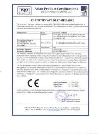 Oil Field Supplies-CE Certificate-2 (1)