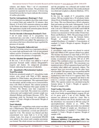 Phytochemical Screening and In Vitro Antibacterial Activities of the ...
