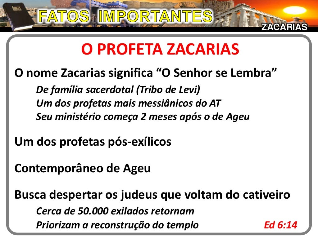 99 estudo panorâmico da bíblia o livro de zacarias 99 estudo panorâmico da bíblia o livro de zacarias