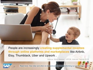 People are increasingly creating supplemental incomes
through online platforms and marketplaces like Airbnb,
Etsy, Thumbta...
