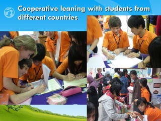 Cooperative leaning with students from different countries  