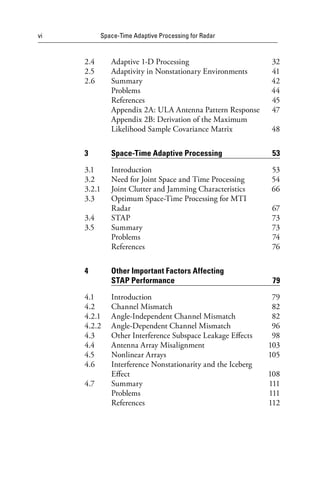 Space Time Adaptive Processing for Radar 2nd Edition J. R. Guerci | PDF