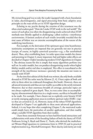 Space Time Adaptive Processing for Radar 2nd Edition J. R. Guerci | PDF
