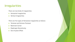 Project 3 - Building design for seismic effects | PPTX