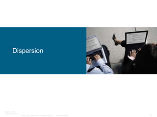 Dispersion

BRKOPT-1101
13814_05_2007_c1
© 2007 Cisco Systems, Inc. All rights reserved.

Cisco Confidential

31

 