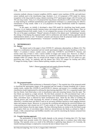 Employing deep learning for lung sounds classification | PDF