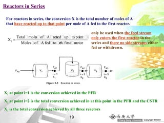 conversion and reactor sizing | PPT