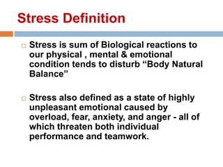 Stress in aviation | PPT