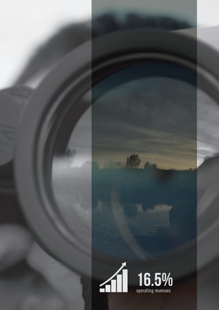 16.5%operating revenues
 