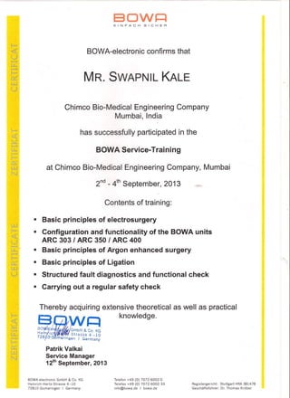 Swapnil BOWA Training Certificate0001