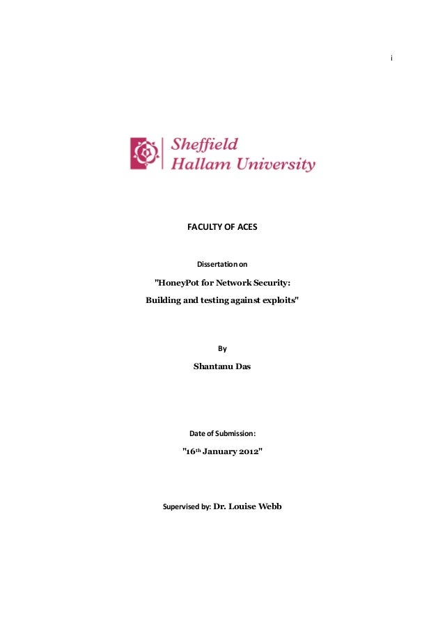 Phd thesis network security